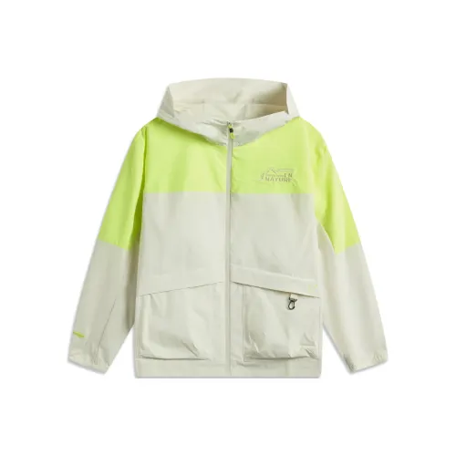 LINING YOUNG Куртки Пальто На открытом воздухе Свет Чайно-зеленый Неоново-желтый Зеленый