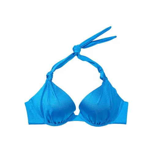 Victoria's Secret Розовый Узел Сексуальный Tee PUSH Вверх Бикини Топ Shocking Синий Бикини Женские Синий