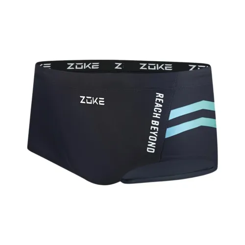 ZOKE Плавательные шорты Мужские Черные