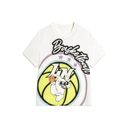 LINING YOUNG T-рубашка Sports Life Collection цвет сливочный детский