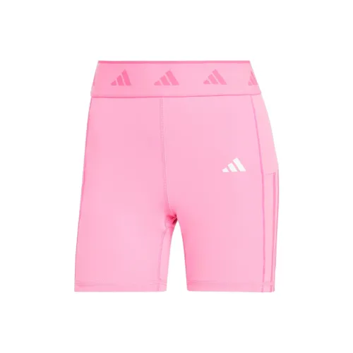 Adidas HYPERGLAM Цвет POP 5 Дюйм Леггинсы Спортивные шорты Женские Королевский Элегантность Розовый