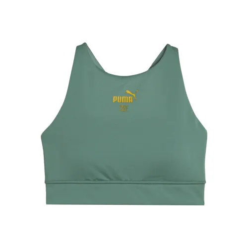 PUMA x FIRST MILE Co Branded Светло-зеленый Серый Женское Спортивное белье