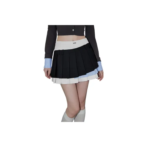 UNIFREE Повседневные короткие юбки Женские Черный