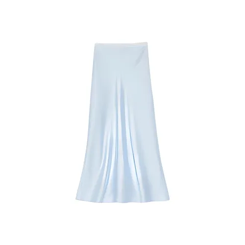 Sandro Повседневный Длинный Юбка Женские Синий