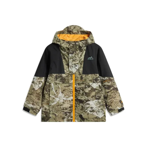 LINING YOUNG Куртки и пальто для активного отдыха темно-оливково-зеленый для подростков