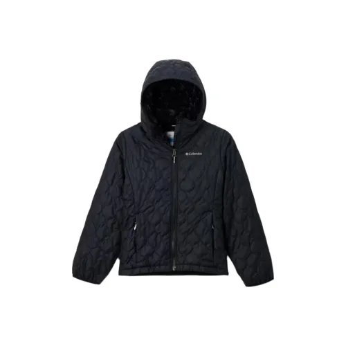 Коллаборация Columbia и Bella Plush Куртка Черная Подростки