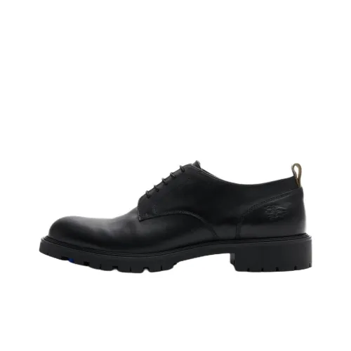Burberry Повседневные кожаные туфли Low Top Черные Мужские