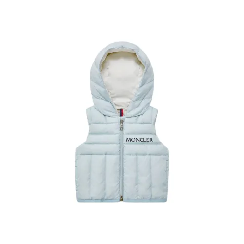 MONCLER Пуховый жилет Светло-синий для младенцев и малышей