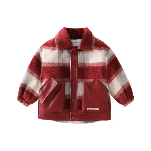 Mami Macca Хлопковый пуховик Красный для детей 3-7 лет