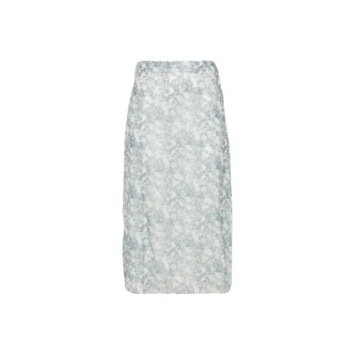 CELINE Повседневная длинная юбка женская серая