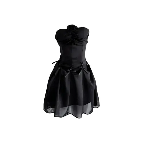 DOSOHEB Черные Женские Слиплатья