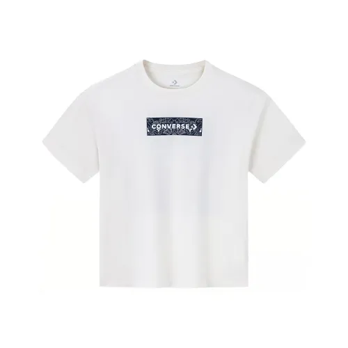 Конверс T-рубашка Feather White Детская