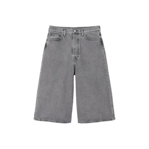 COS Джинсовые шорты Женские Мытый серый