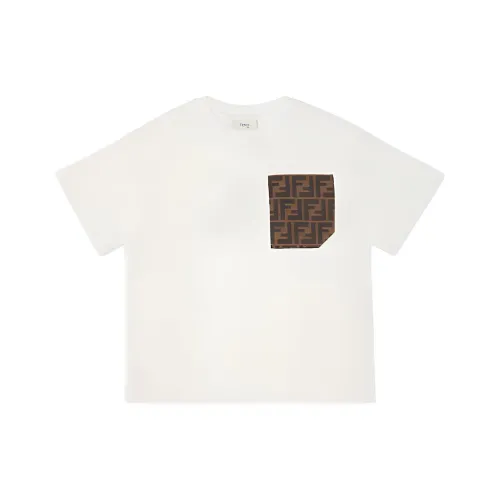 FENDI Белая Kids T-рубашка