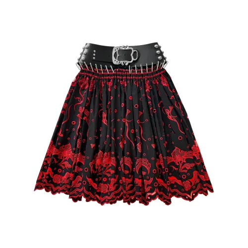 CHOPOVA LOWENA FW24 Повседневные короткие юбки Женские Черный