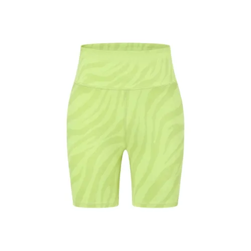 Particle Fever Спортивные шорты Женские Celery Juice Зебровый принт