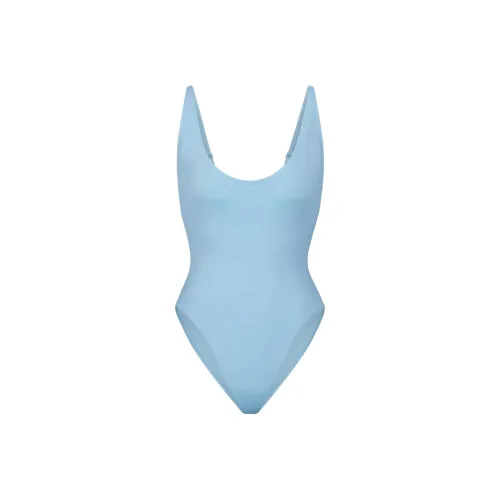 Skims Небесно-голубой Женские Ван-Пис Купальники
