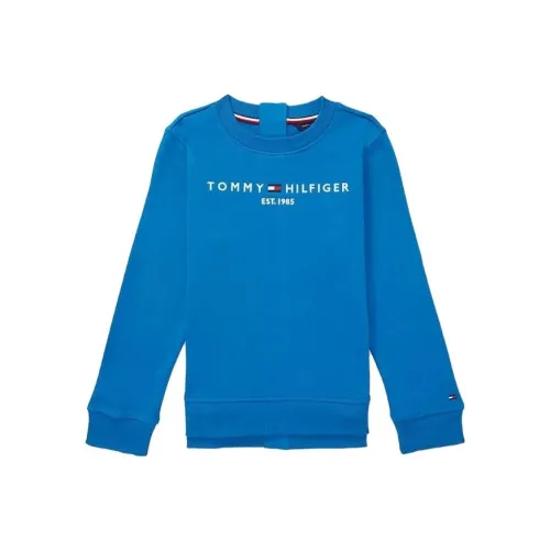 Tommy Hilfiger Детская одежда Seated Форма Классический Свитшот Топы Свитшот Детский Синий