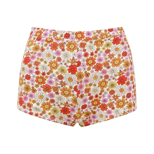 YUKARI SWIM Плавки Женские Оранжевые Цветочные