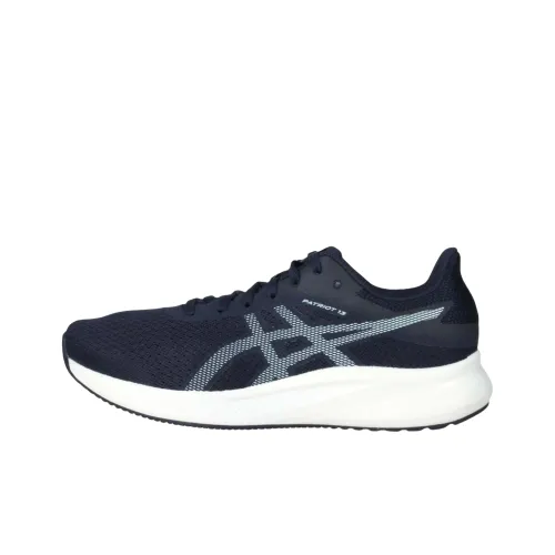 Asics Patriot 13 Устойчивый к истиранию Низкий Топ Повседневная Беговая Обувь Мужская Темно-Синий
