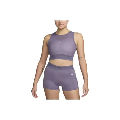 nike Майка Женская Темно-фиолетовый Розовый