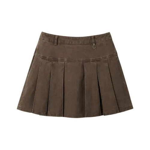 LEDIN Какао Bean Женские Повседневные Короткие Юбки