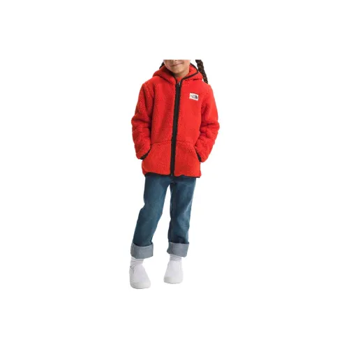 The North Face Детская одежда Cabin Флис Толстовка Толстовка Детский Красный