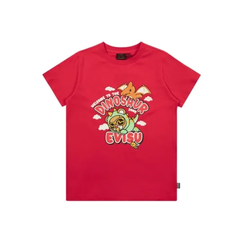 EVISU Red Kids T-Shirts