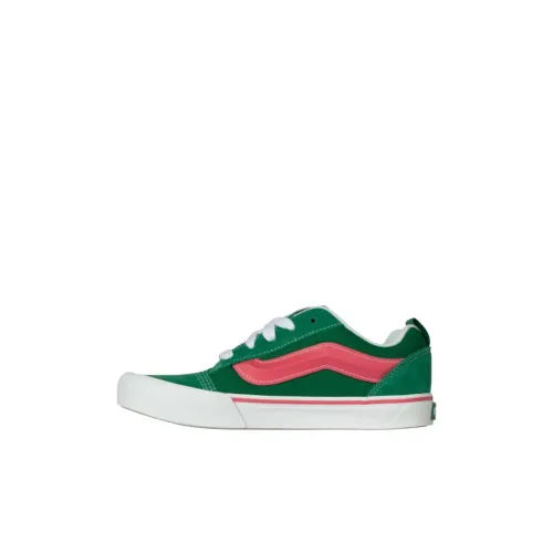 Vans Knu Skool Детские Скейтбординги Низкие Топы Зеленые Kids