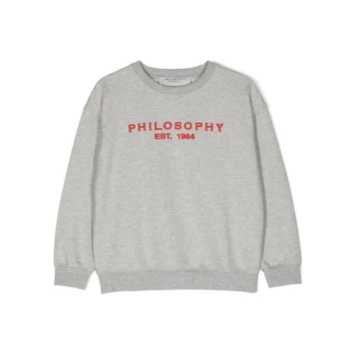 PHILOSOPHY DI LORENZO SERAFINI SS24 Свитшот Детский Серый