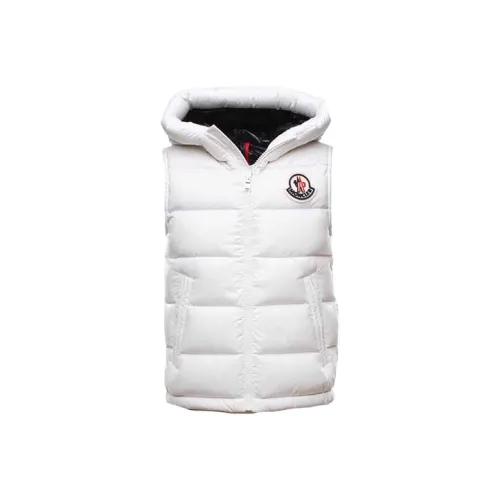MONCLER Белые Детские Жилеты