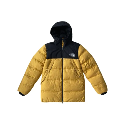 THE NORTH FACE Пуховик Желтый и Черный для Подростков