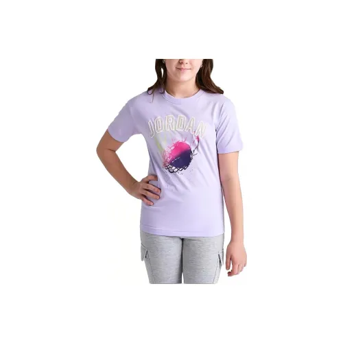 Джордан HOOP STYLE Фиолетовый Kids T-рубашки