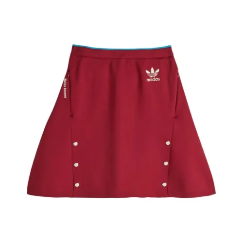 Adidas Originals Wales Bonner FW24 Повседневные короткие юбки Женские Красный
