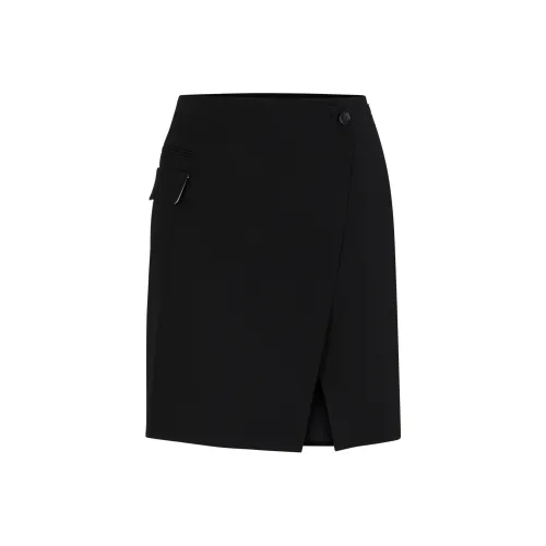 Hugo Boss Повседневные короткие юбки Женские Черный