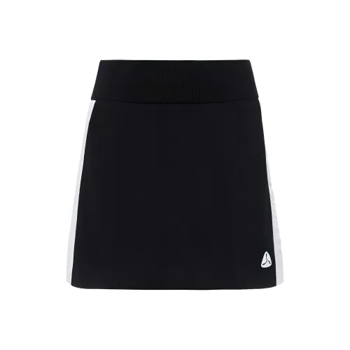 LI NING 1990 GOLF серия Повседневные короткие юбки Женские Черный