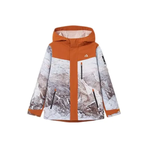 FILA KIDS Пуховик с принтом по всей поверхности для детей 3-7 лет