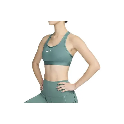 NIKE Swoosh Прибрежный синий/Белый Женское спортивное белье