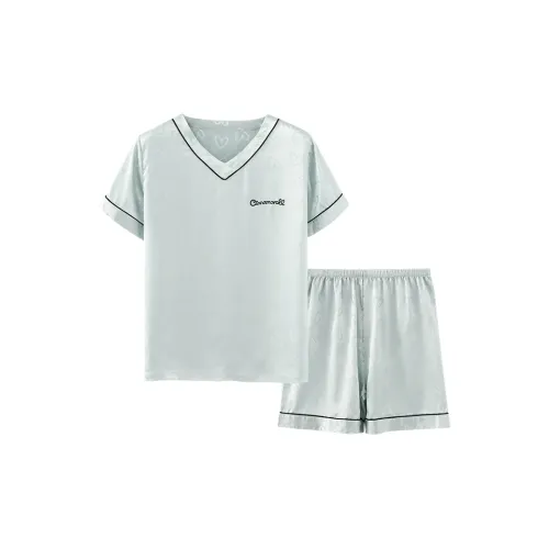 XIPOPIN Фруктовый зеленый Женские пижамные комплекты