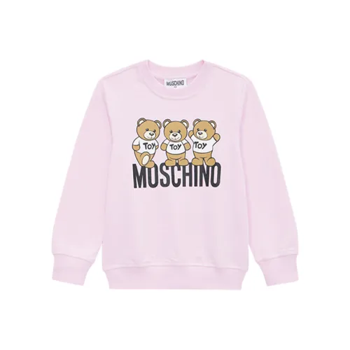 MOSCHINO Тедди Розовый Детский Сад Свитшот