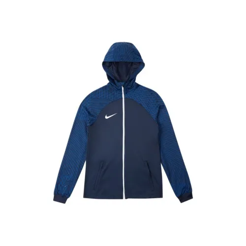 Куртка Nike Dri FIT Strike 451 цвет обсидиановый обсидиановый королевский синий белый для подростков