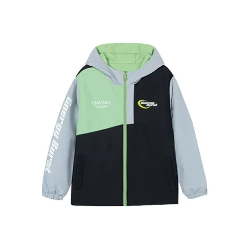 361°KIDS Куртка SS25 Классический черный NORTH Shore Зеленый Подростки