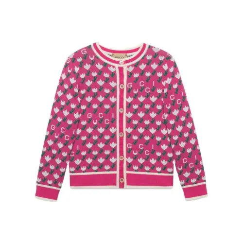 GUCCI Свитер Детская одежда SS23 Розовый Малыш