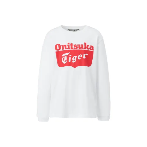 Onitsuka Tiger T-Shirt Белый Детский Возраст 3-7 лет