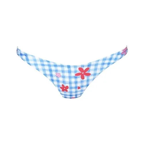 PRINCESS POLLY LOVE LETTERS HIGH CUT CHEEKY BIKINI BOTTOMS Плавки Женские GINGHAM LORAL Клетка ФЛОРАЛ