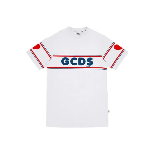GCDS Детское платье цвет белый
