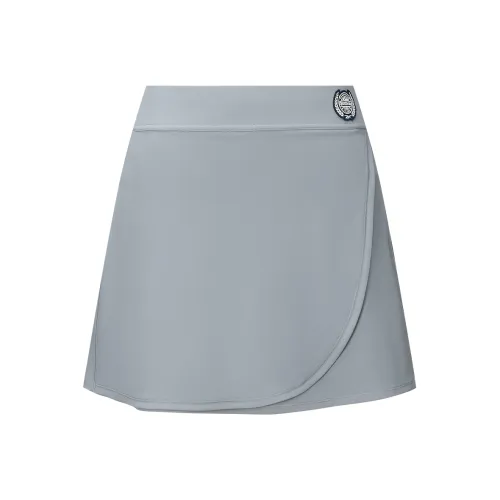 Reebok совместный бренд Повседневные короткие юбки Женские Светло-серый