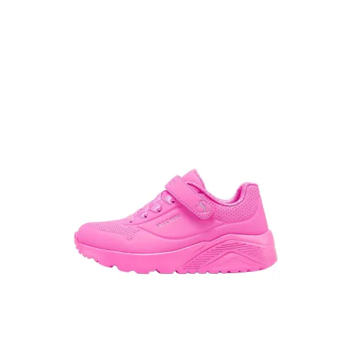 Skechers Kids Slip-resistant Abrasion-resistant Low Top Kids Lifestyle Shoes Pink Kids