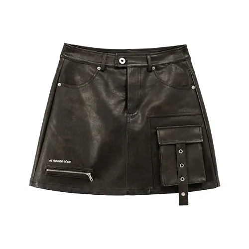 NO ONE ELSE Повседневные короткие юбки Женские Черный