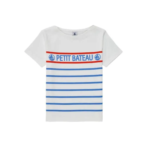 PETIT BATEAU Белый Kids T-рубашки